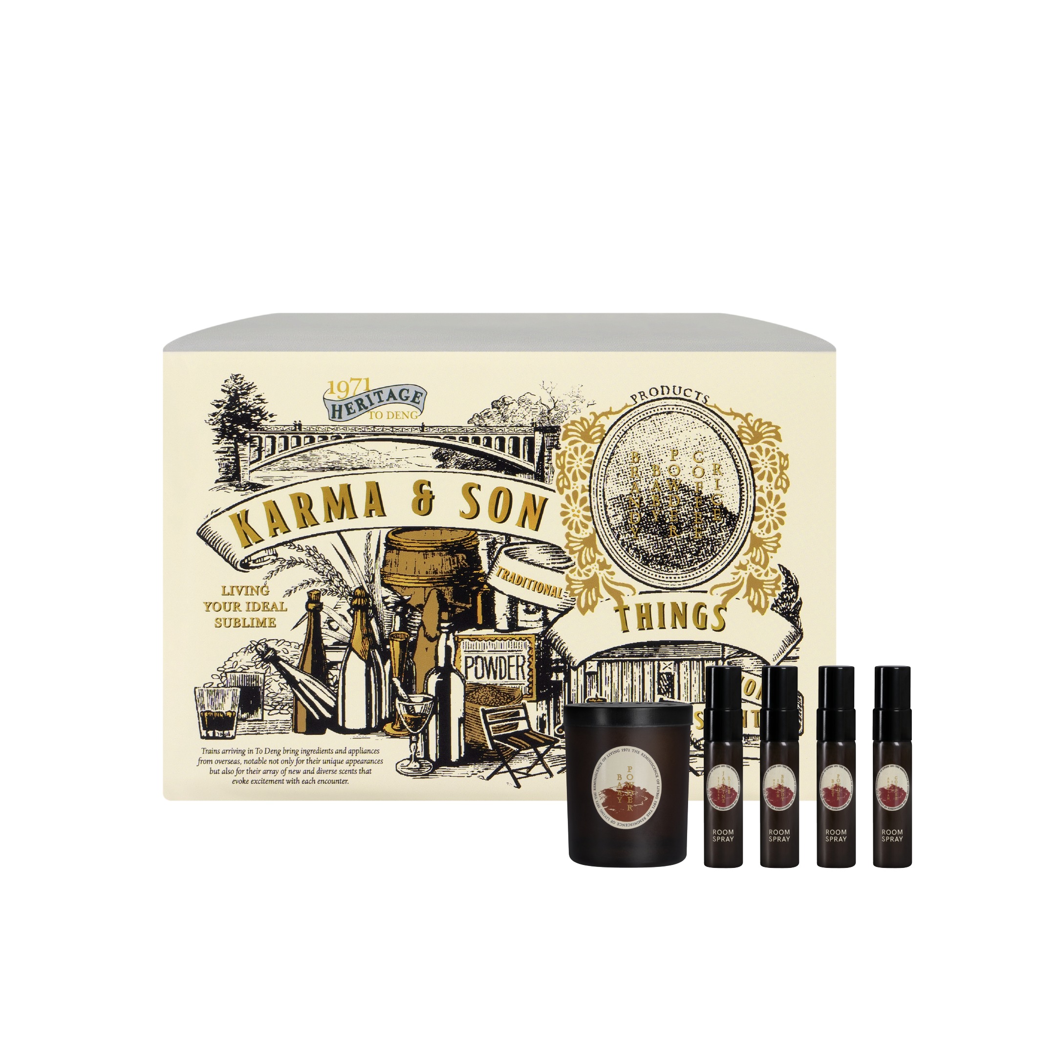 Karmakamet Home Scent Gift Set - 1971 To Deng Karma & Son