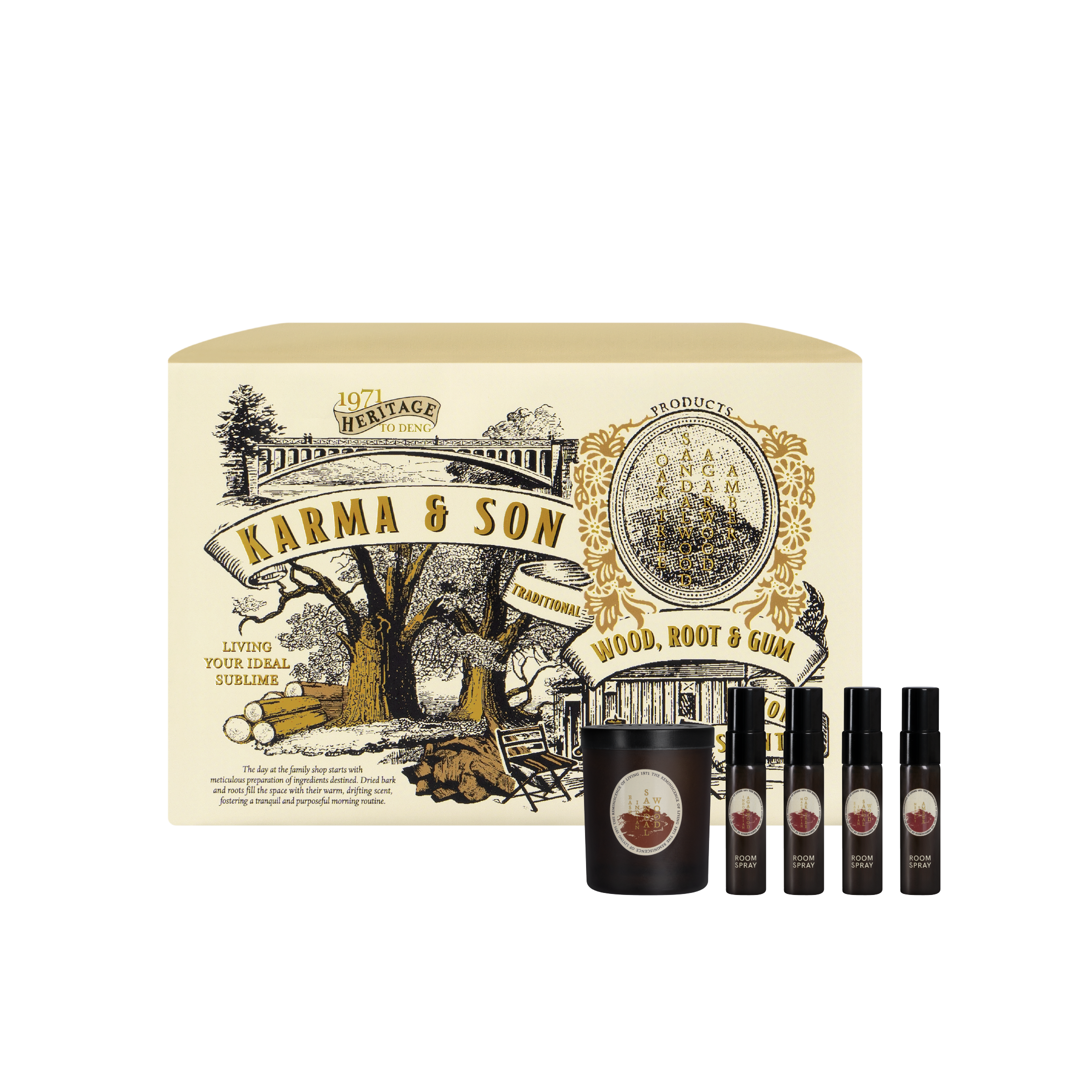 Karmakamet Home Scent Gift Set - 1971 To Deng Karma & Son