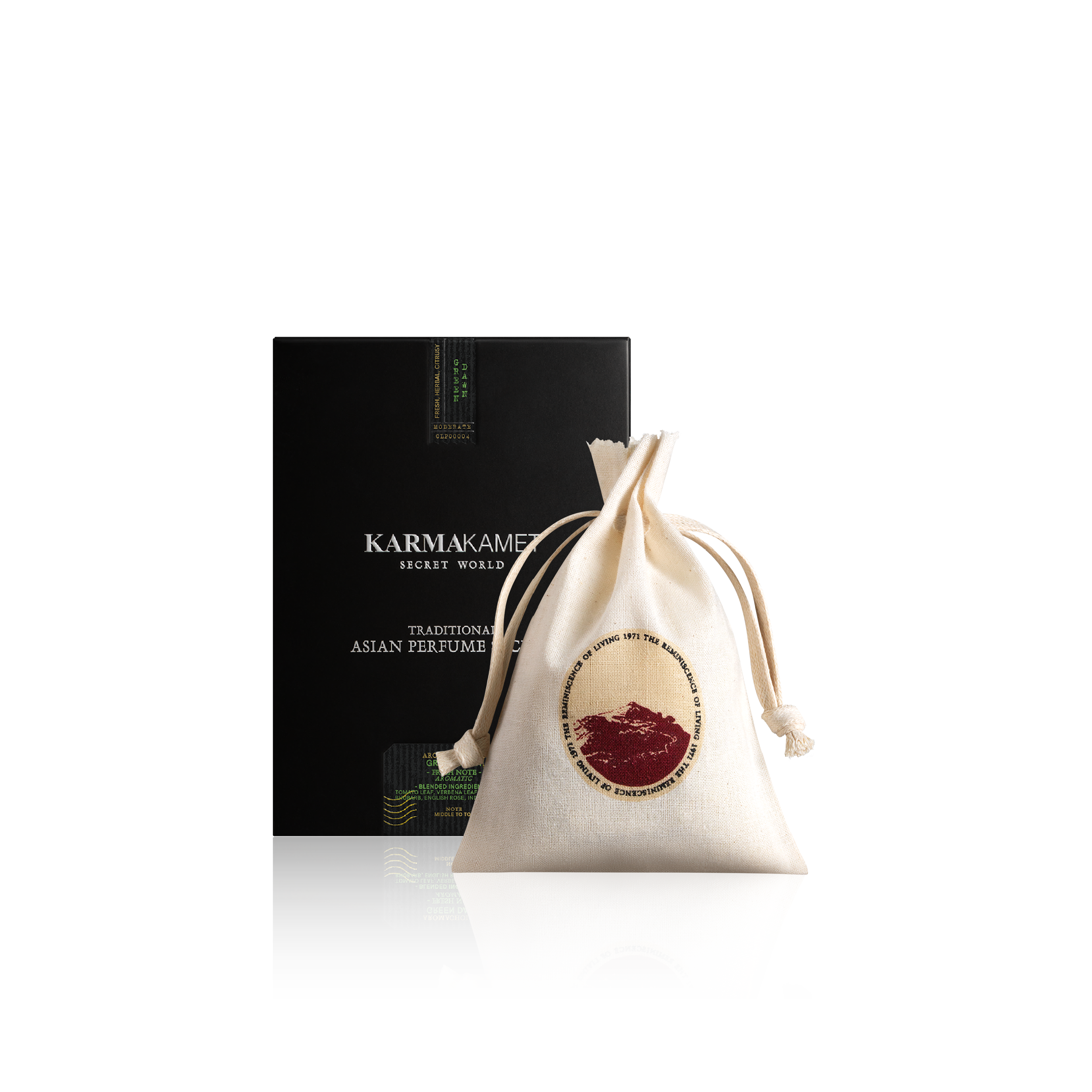 Karmakamet Traditional Asian Perfume Sachet 50 g. - Blended