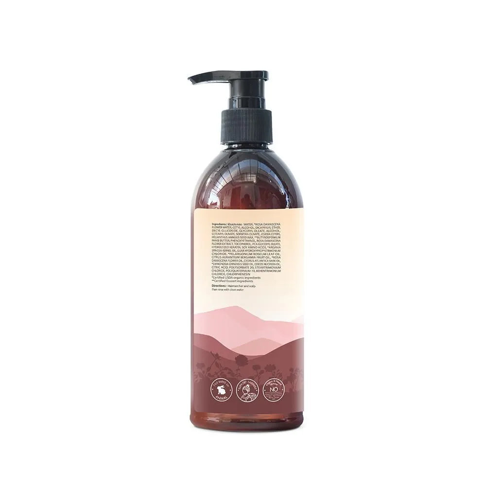 Phutawan Organic Damask Rose Conditioner 320 ml.