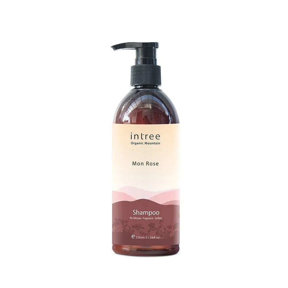 Phutawan Organic Damask Rose Shampoo 320 ml.