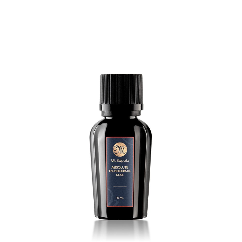 Mt. Sapola Essential Oil - Rose Absolute 10% in Jojoba Oil 10 ml.