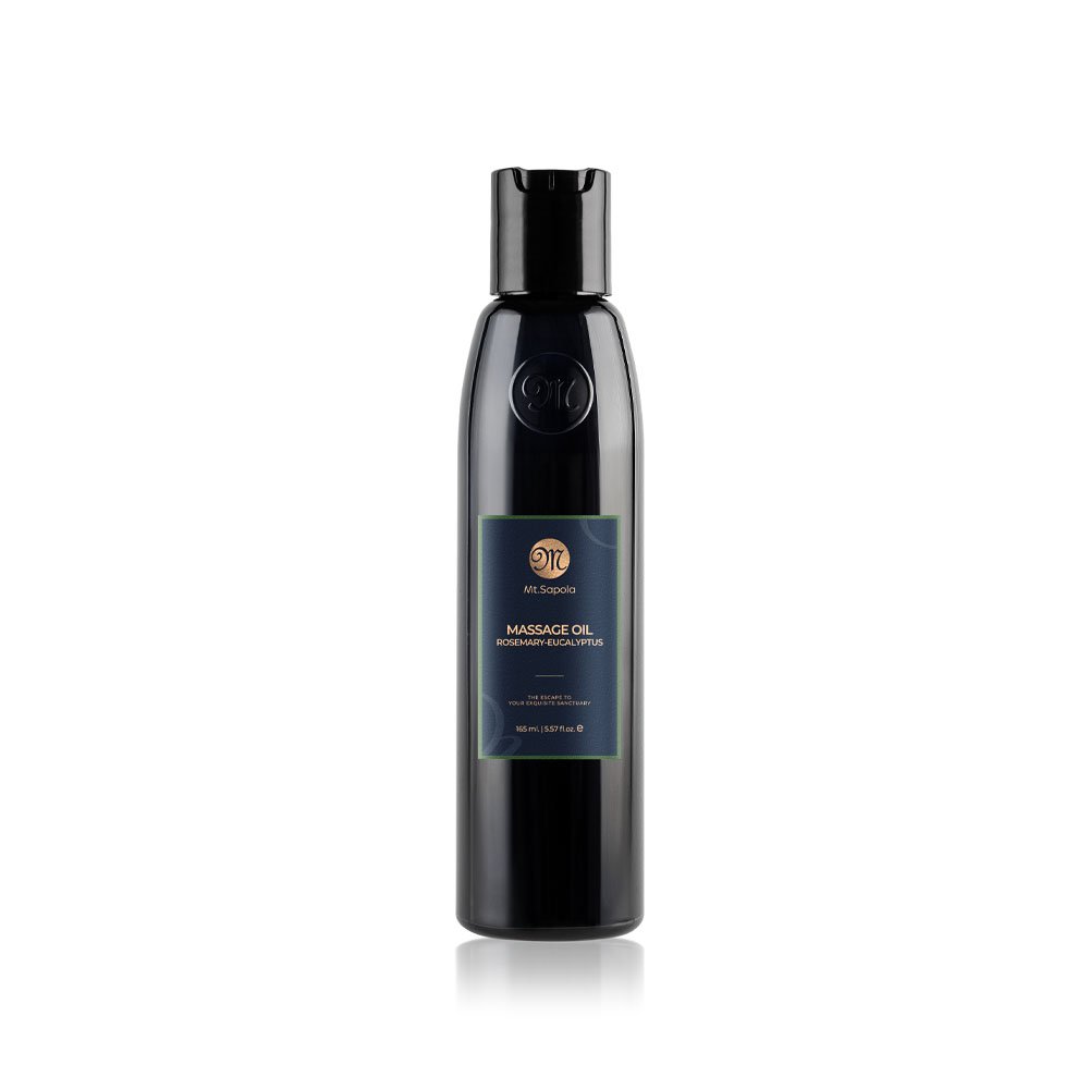 Mt. Sapola Massage Oil - Rosemary-Eucalyptus 165 ml.