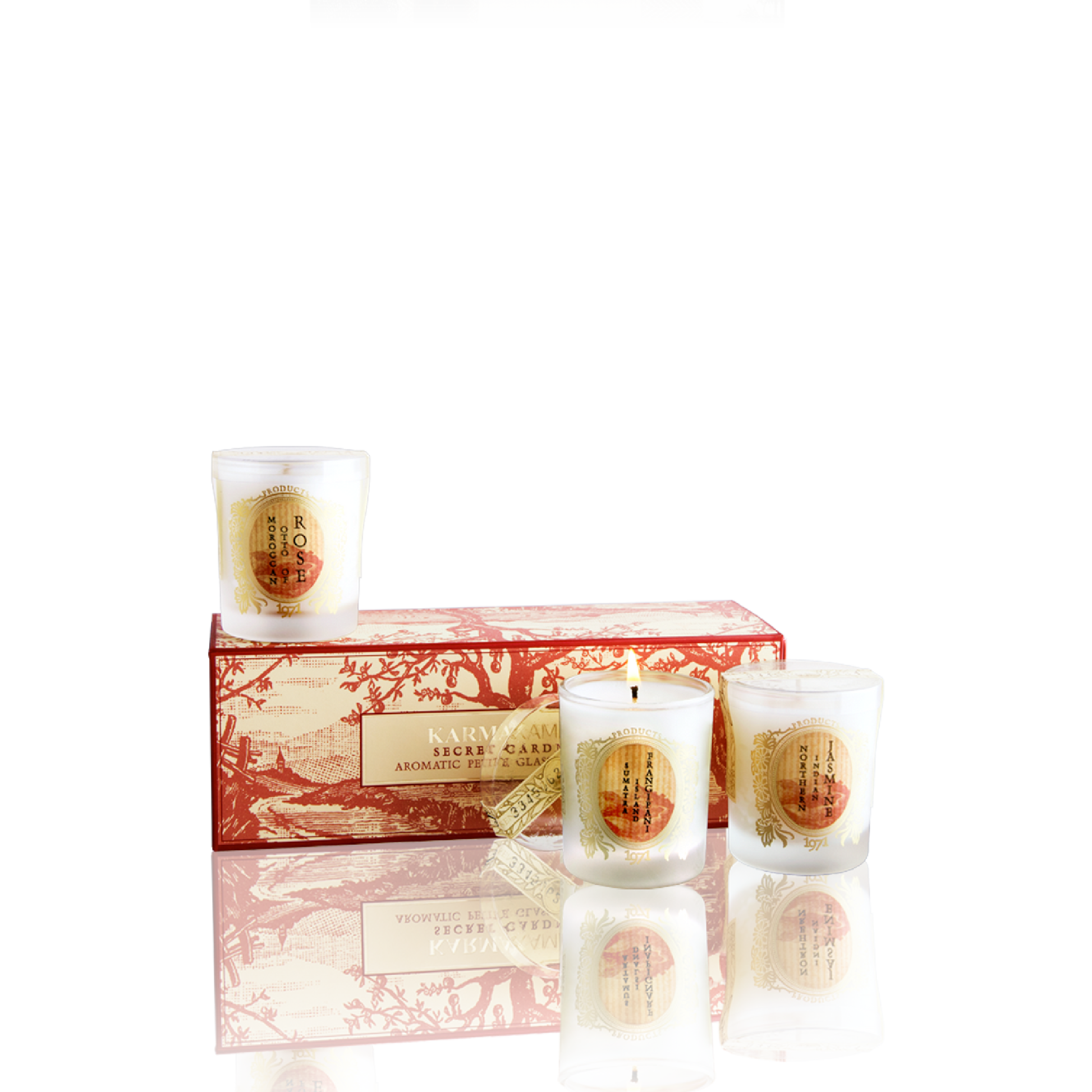 Karmakamet Aromatic Petite Glass Candle Set