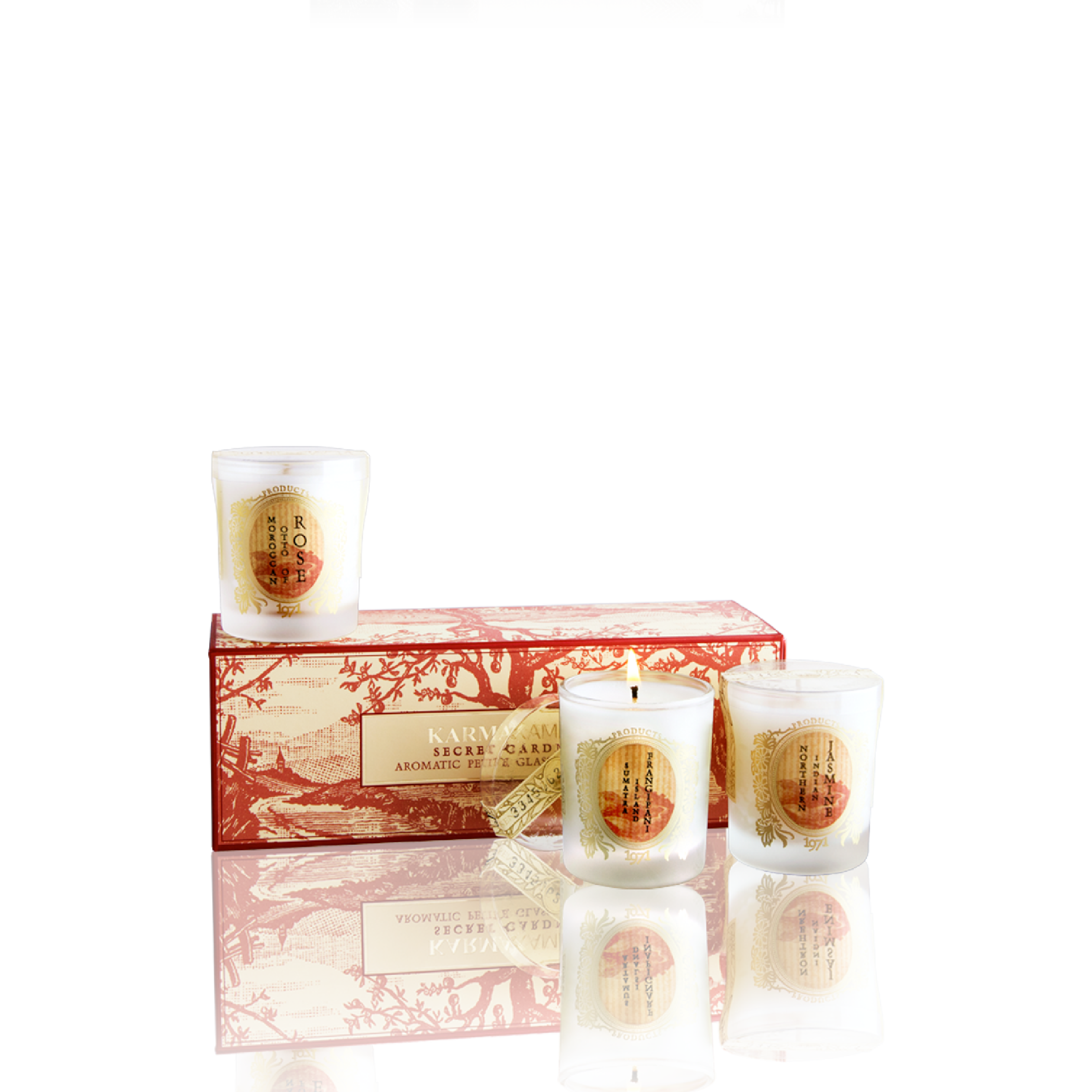 Karmakamet Aromatic Petite Glass Candle Set
