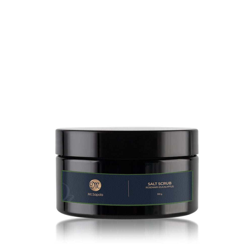 Mt. Sapola Salt Body Scrub - Rosemary-Eucalyptus 300 g.