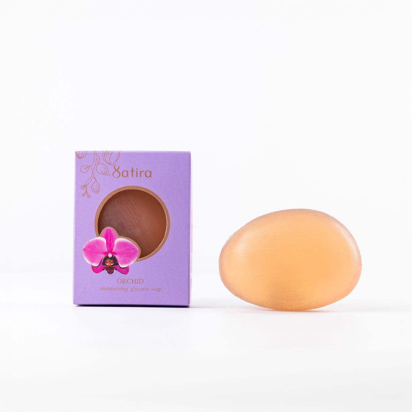 Satira Moisturizing Glycerin Soap - Orchid