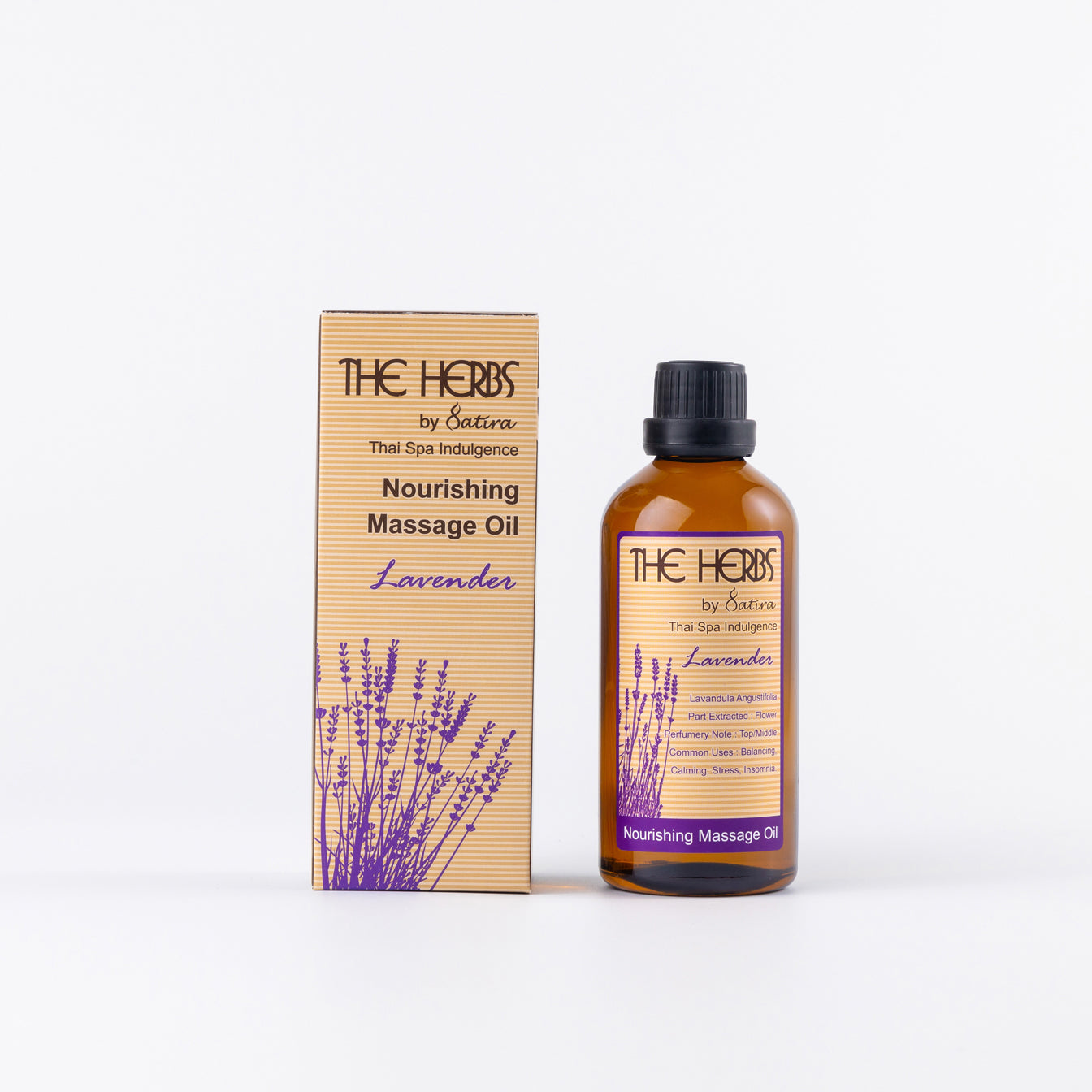 Satira The Herbs Nourishing Massage Oil - Lavender
