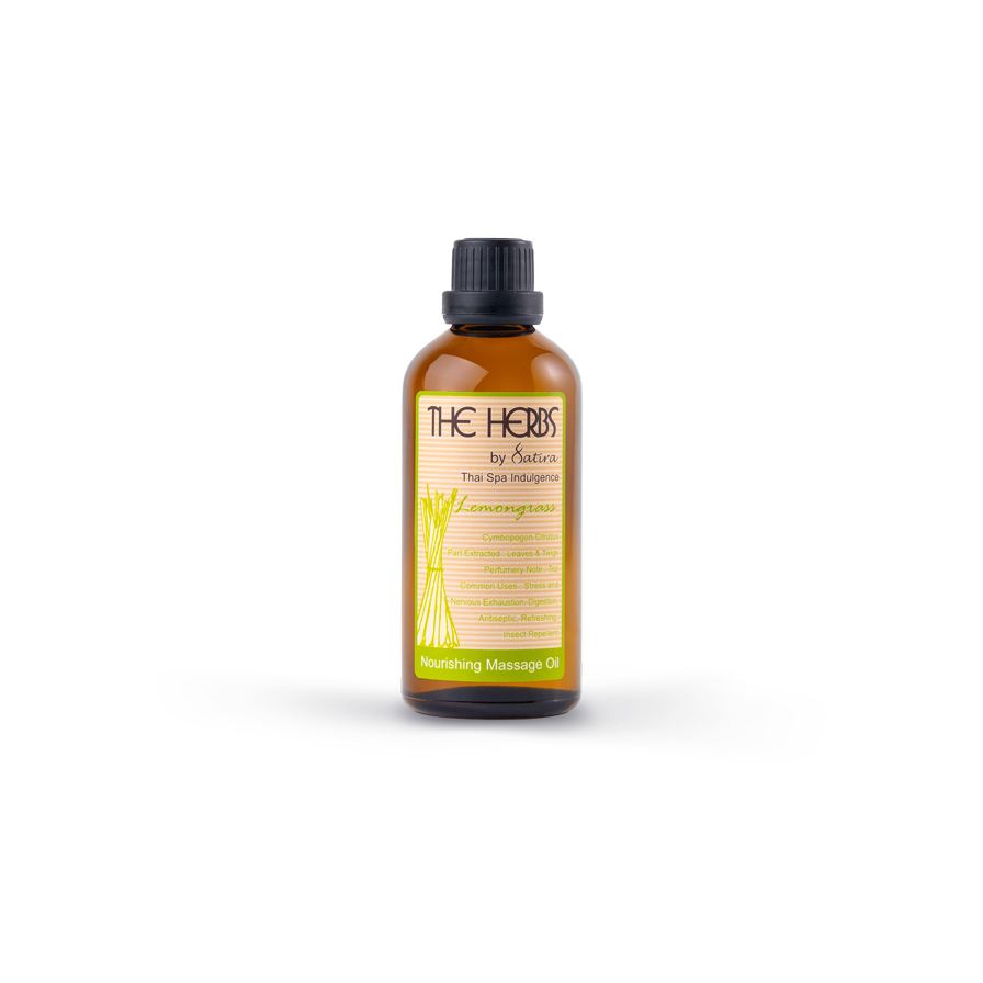 Satira The Herbs Nourishing Massage Oil - Lemongrass