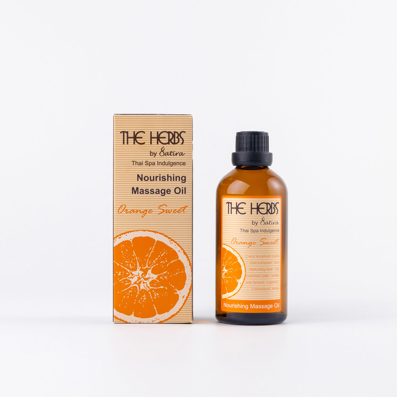 Satira The Herbs Nourishing Massage Oil - Sweet Orange