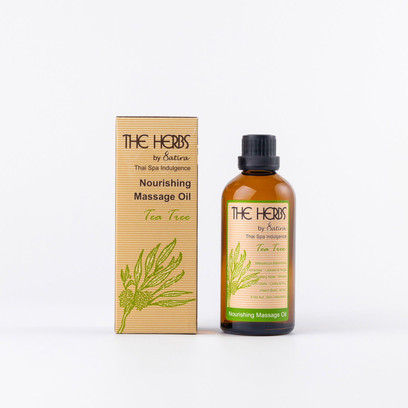 Satira The Herbs Nourishing Massage Oil - Tea Tree