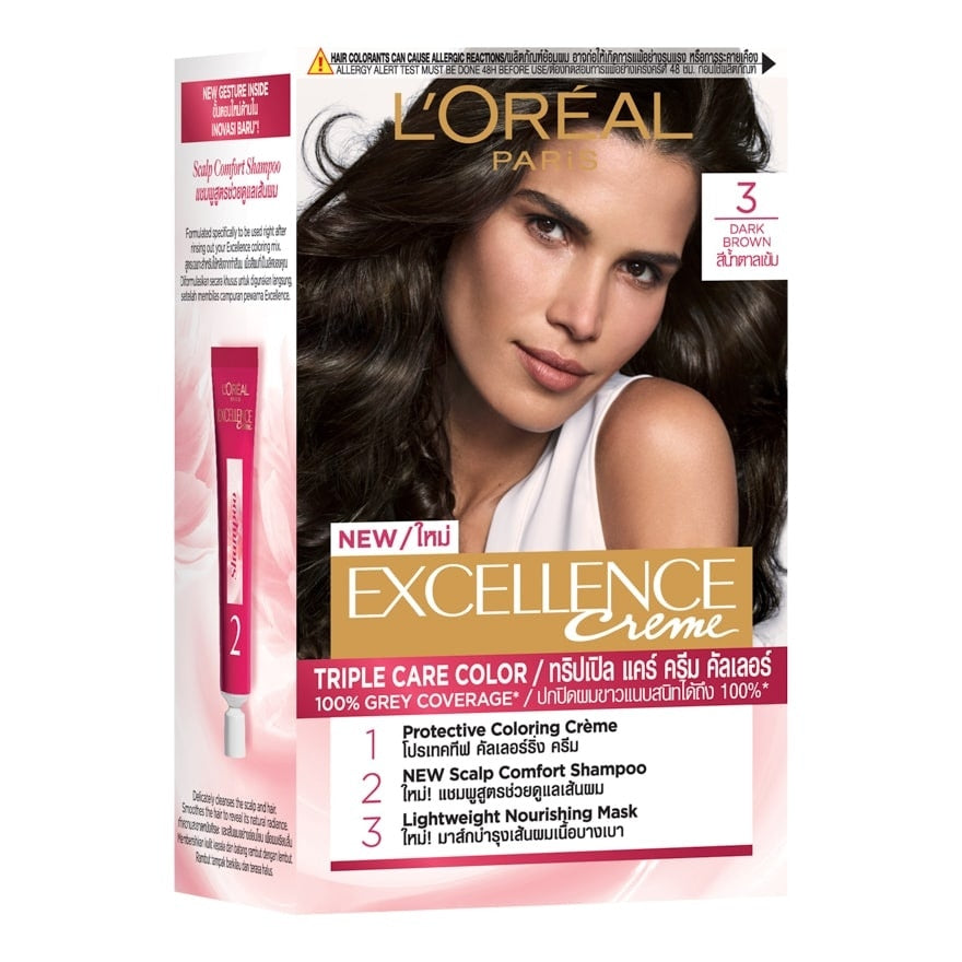 LOreal Paris Excellence Creme 3 Dark Brown