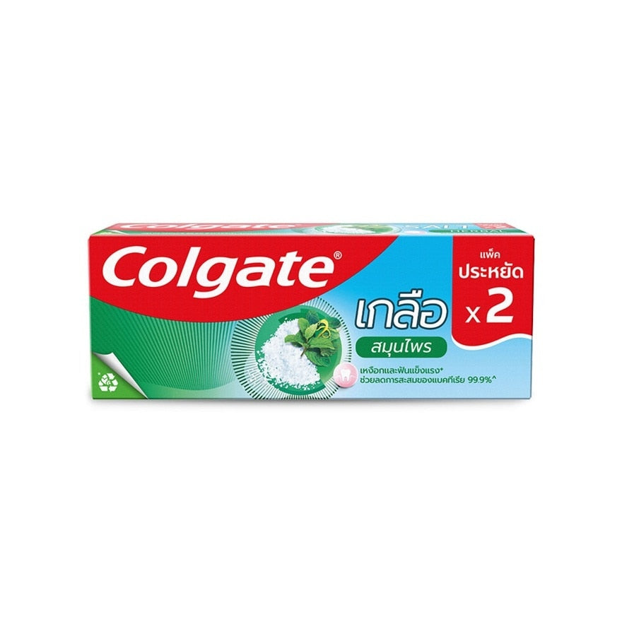 COLGATE Toothpaste Salt Herbal Twin Pack 150g