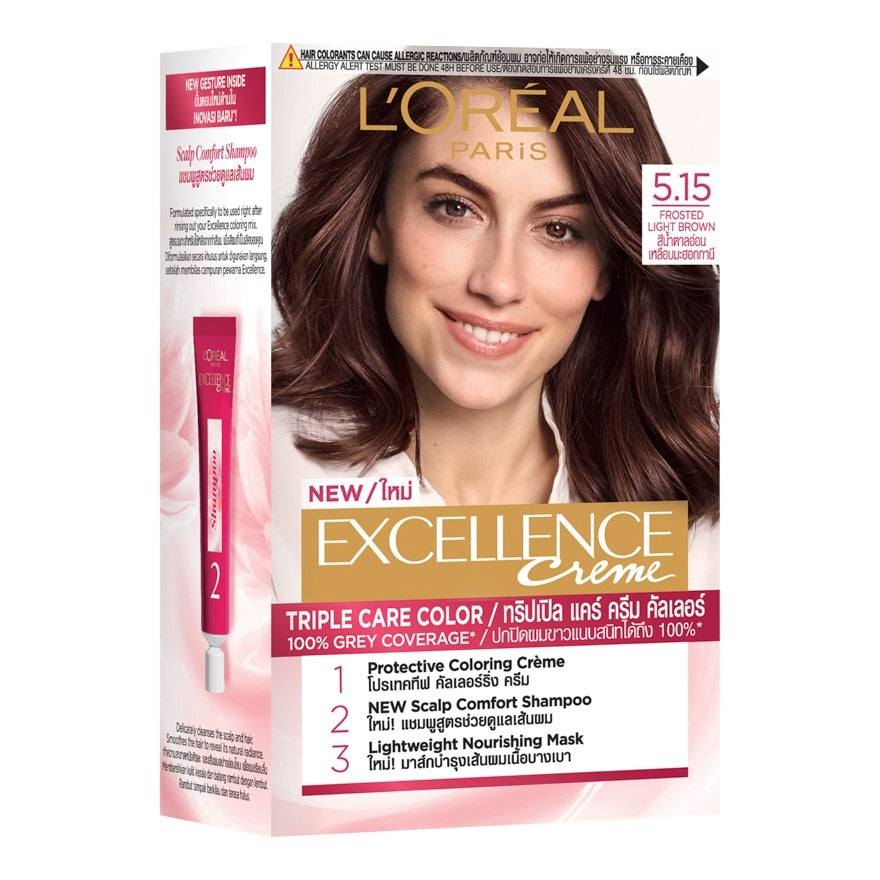LOreal Paris Excellence Creme No.5.15 Frosted Light Brown