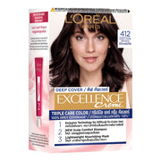 LOreal Paris Excellence Creme Deep Cover No.412 Deep Dark Brown
