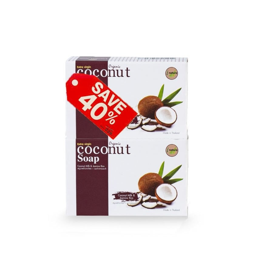 I-nature Coconut Milk Soap Pack 4pcs 100g