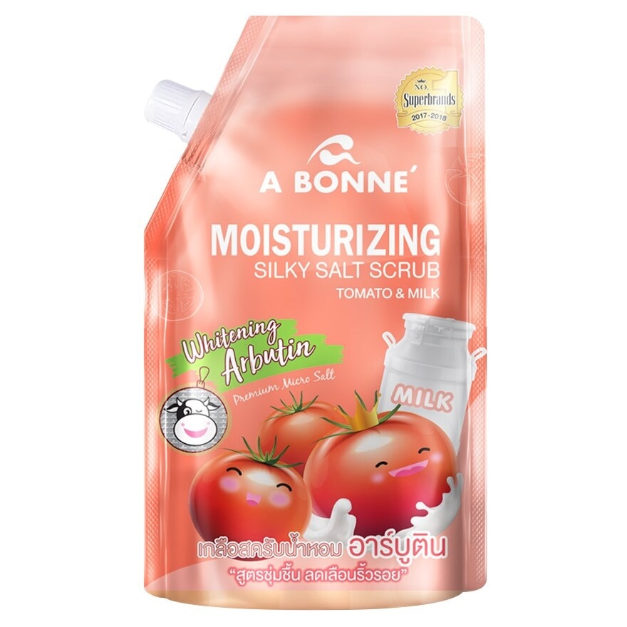 Abonne Moisturizing Silky Salt Scrub Tomato and Milk 350g