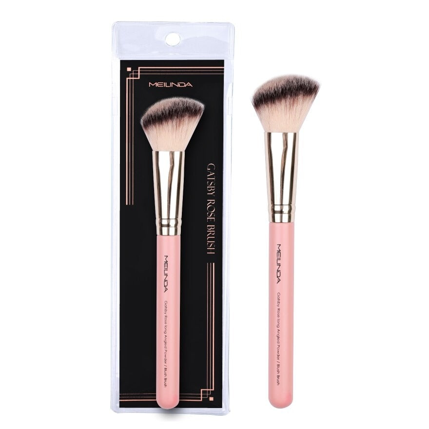 Mei Linda Gatsby Rose Long Angle Powder Brush 1pc