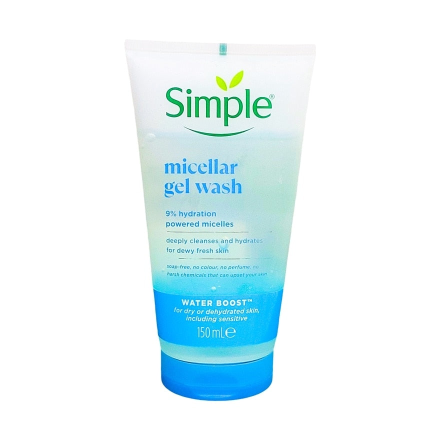 Simple Micellar Gel Wash Water Boost 150 ml.