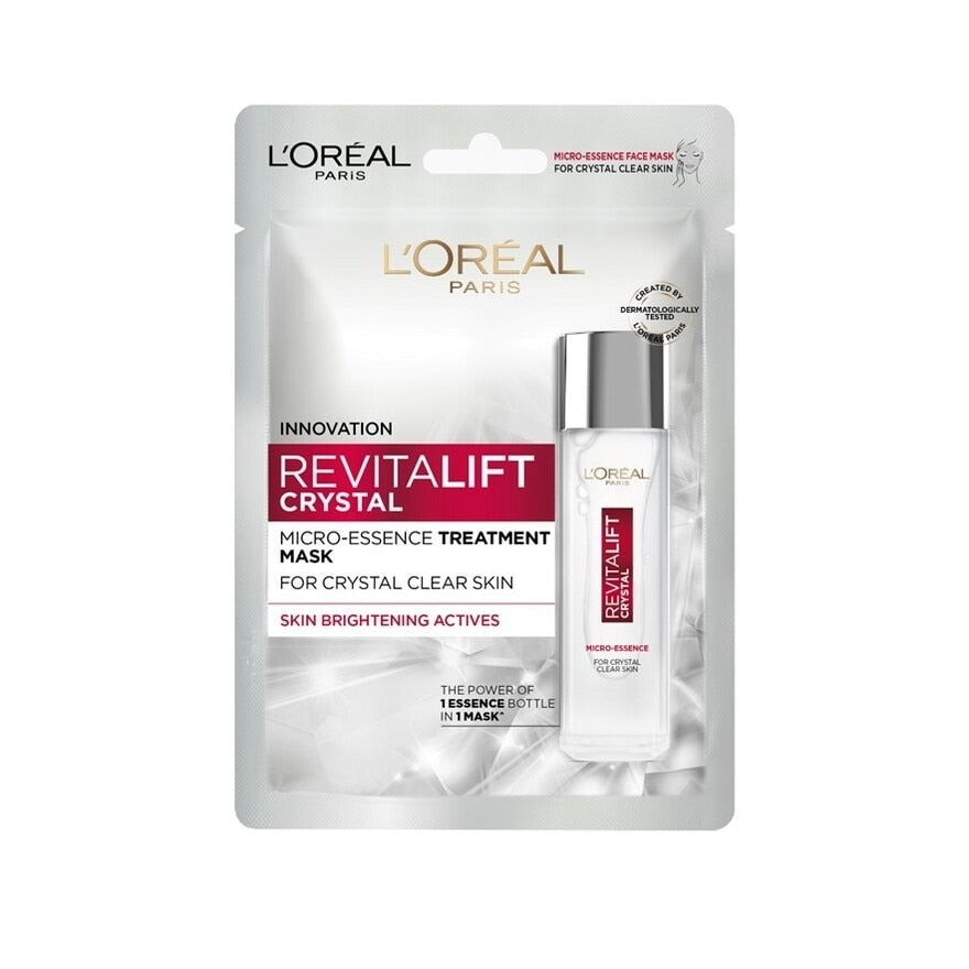 LOreal Paris Revitalift Crystal Micro Essence Treatment Mask 1pc
