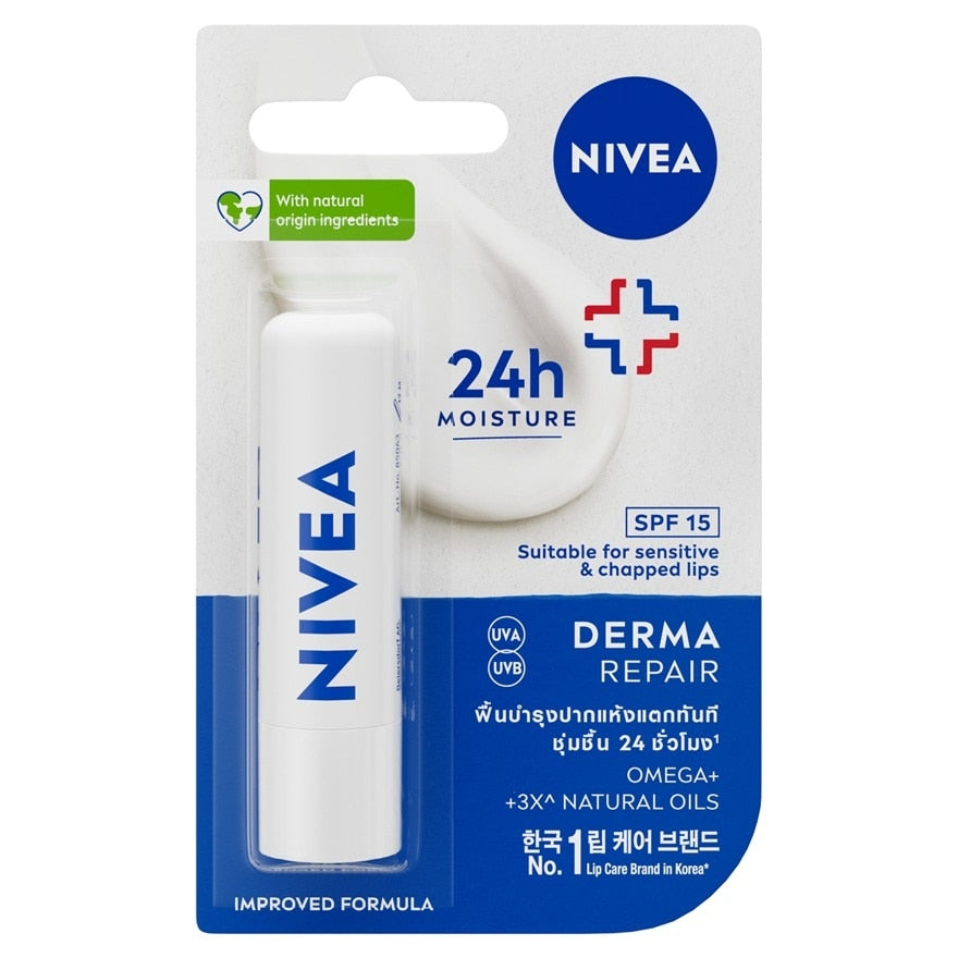 Nivea Lip Derma Repair SPF15 4.8 g.