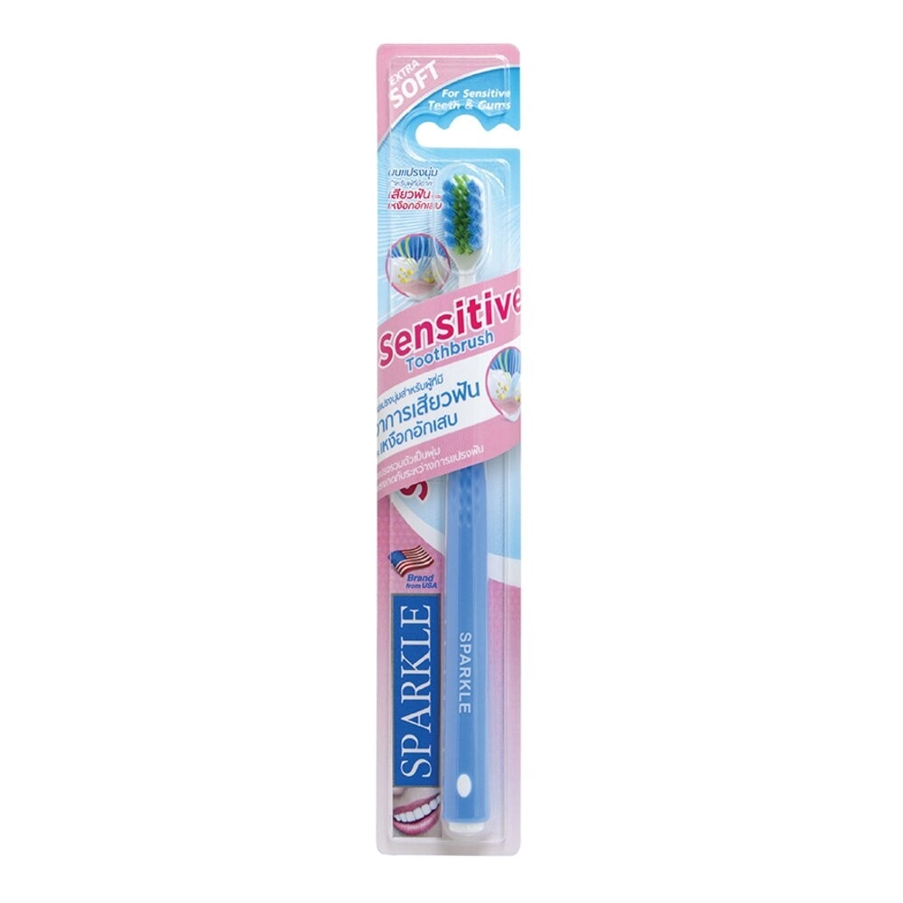 SPARKLE Sensitive Toothbrush 1pc (Mix Color)