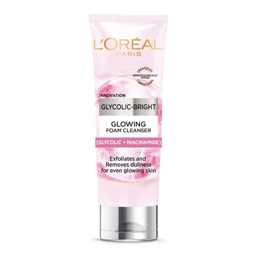 LOreal Paris Glycolic-bright Glowing Daily Cleanser Foam 100ml