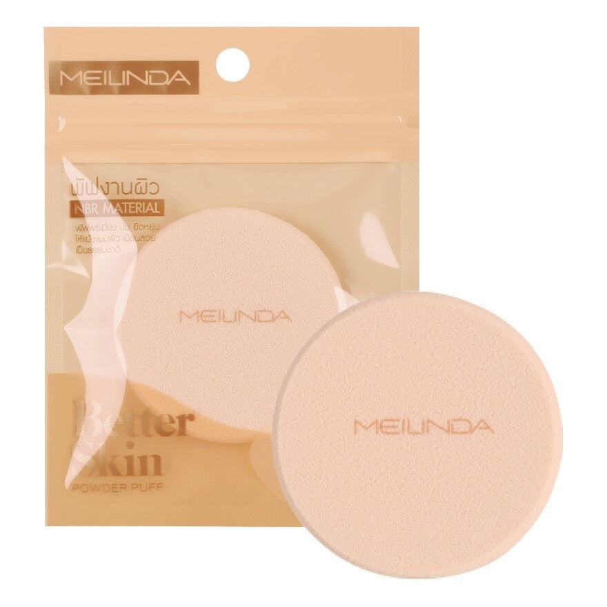 Mei Linda Better Skin Powder Puff 1pc Round