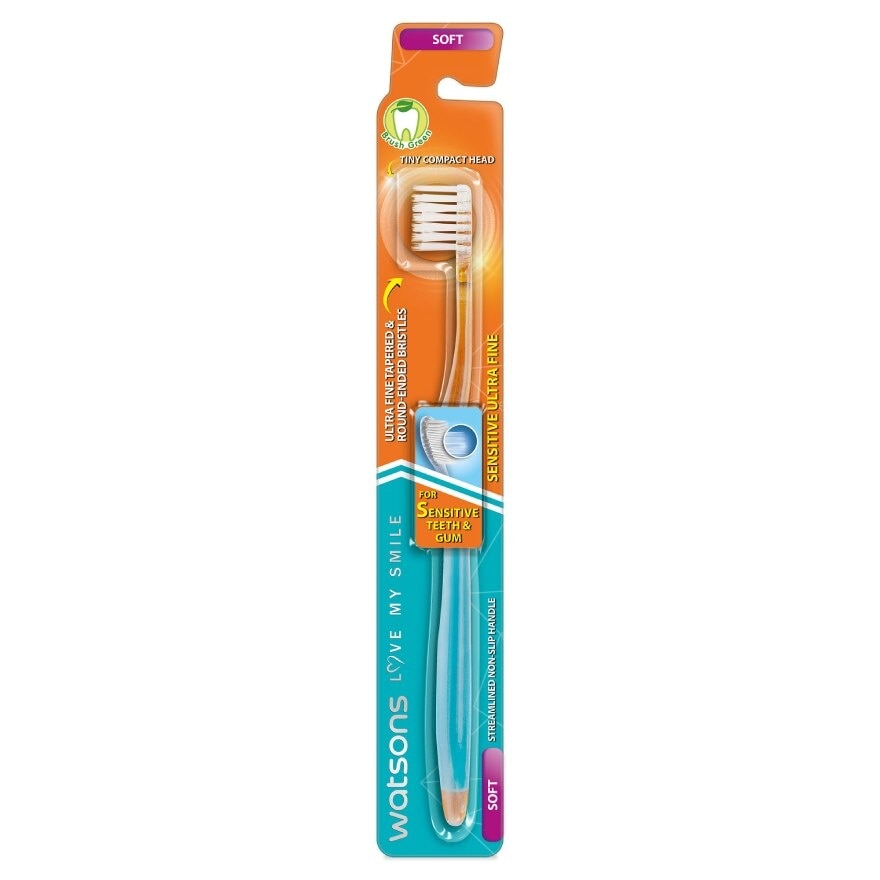 Watsons Sensitive Ultra Fine Toothbrush (Soft) 1pc