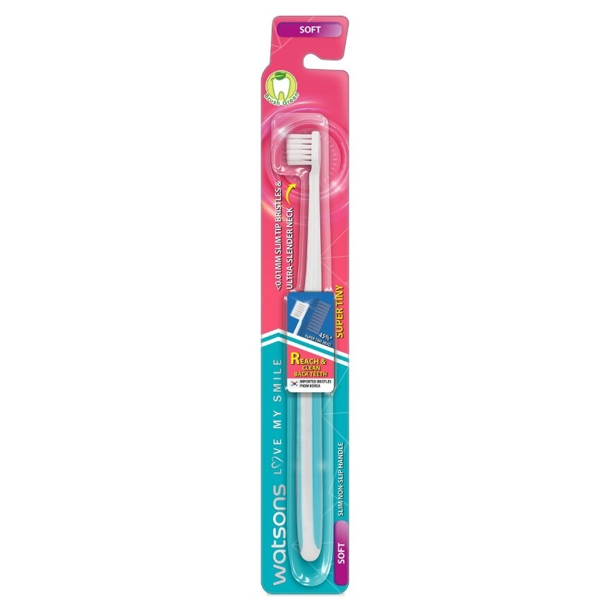Watsons Super Tiny Toothbrush (Soft) 1pc