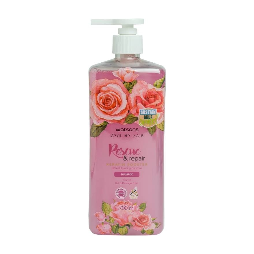Watsons Rose Evening Primrose Shampoo 700ml
