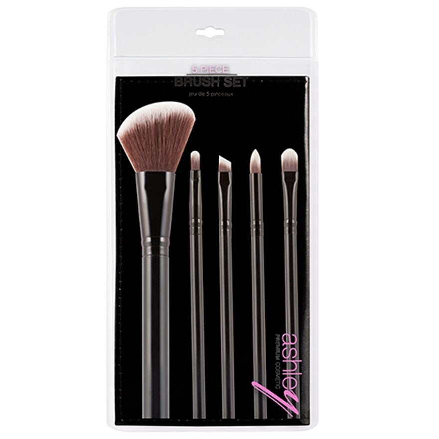 Ashley Material Brush Set 5pcs 02 Black