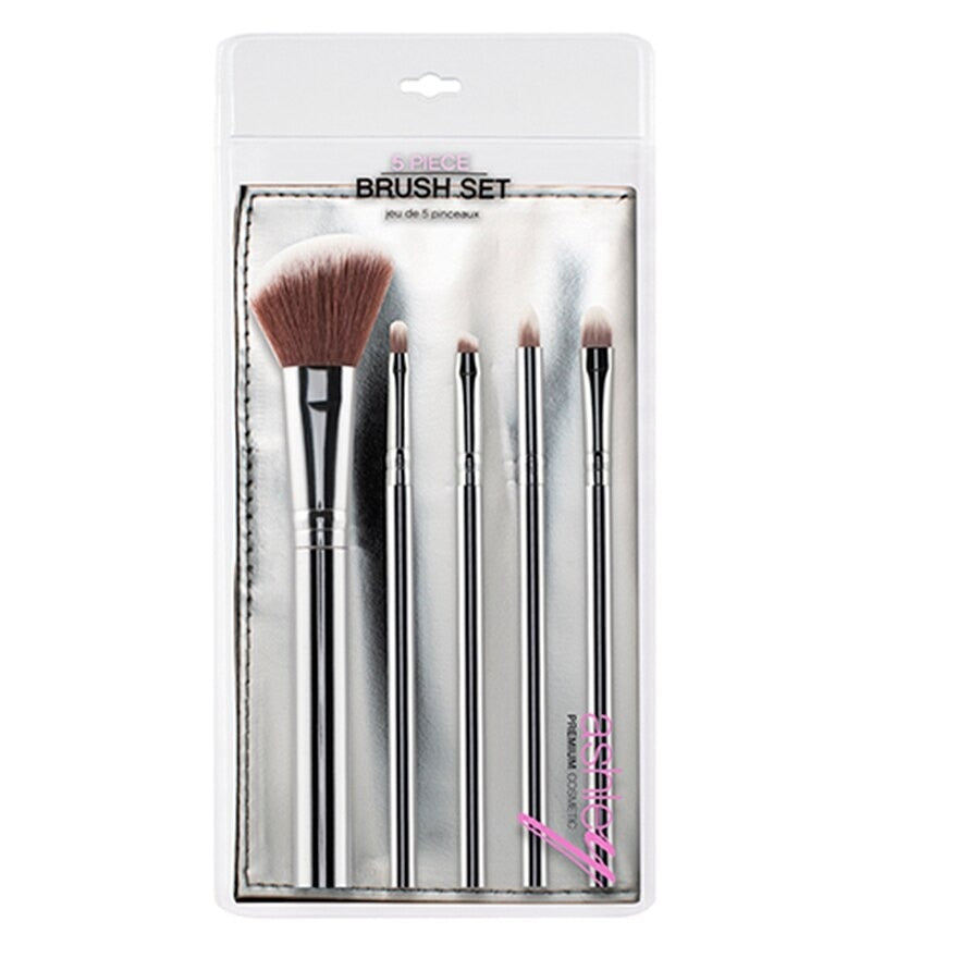 Ashley Material Brush Set 5pcs 04 Silver