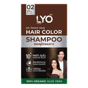 Lyo Hair Color Shampoo 02 Dark Brown x6 30ml