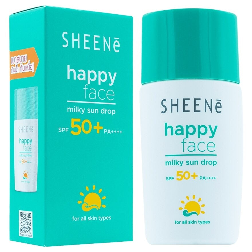 Sheene Happy Face Milky Sun Drop SPF50+ PA++++ 30 ml.