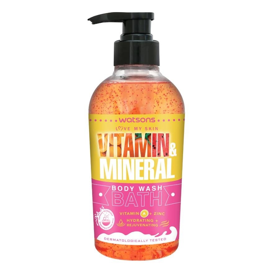 Watsons Vitamin Mineral Body Wash Vitamin a + Zinc 500g