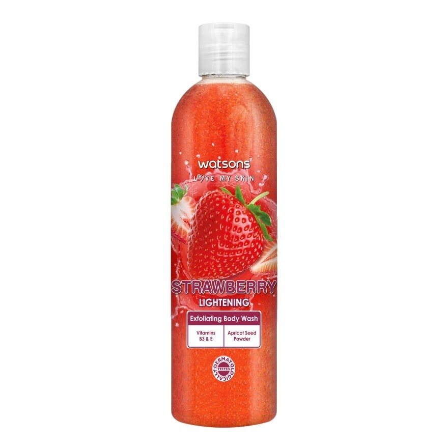 Watsons Strawberry Exfoliating Body Wash 410g