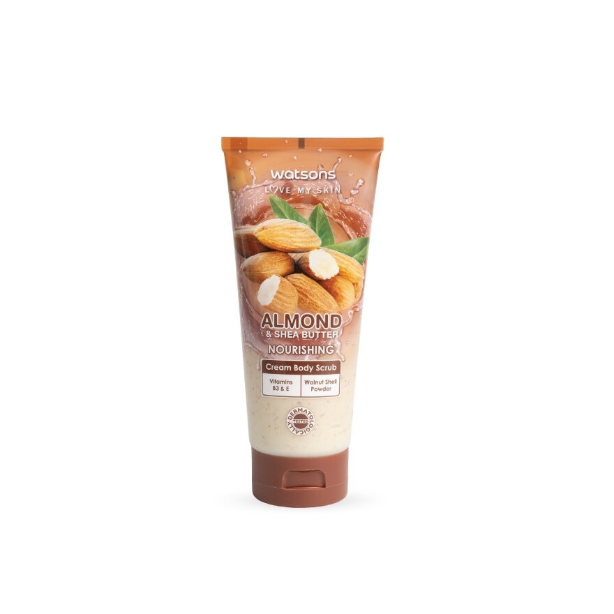 Watsons Almond Shea Butter Cream Body Scrub 200g