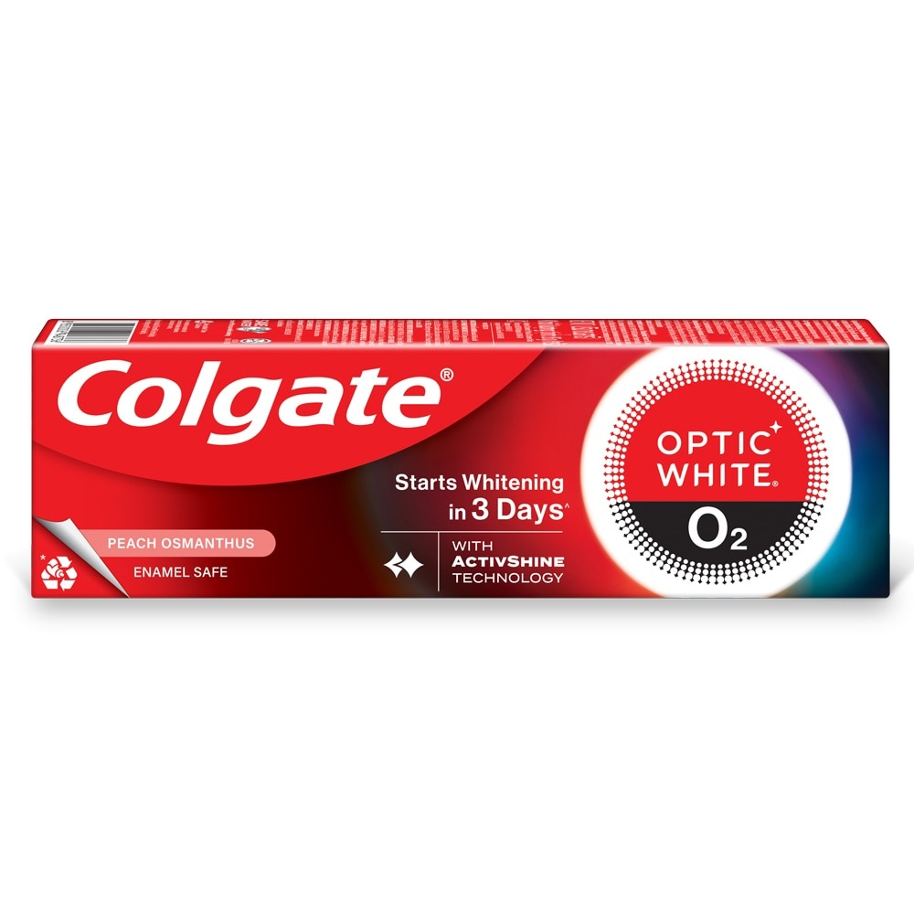 COLGATE Toothpaste Optic White O2 Peach Osmanthus 85g