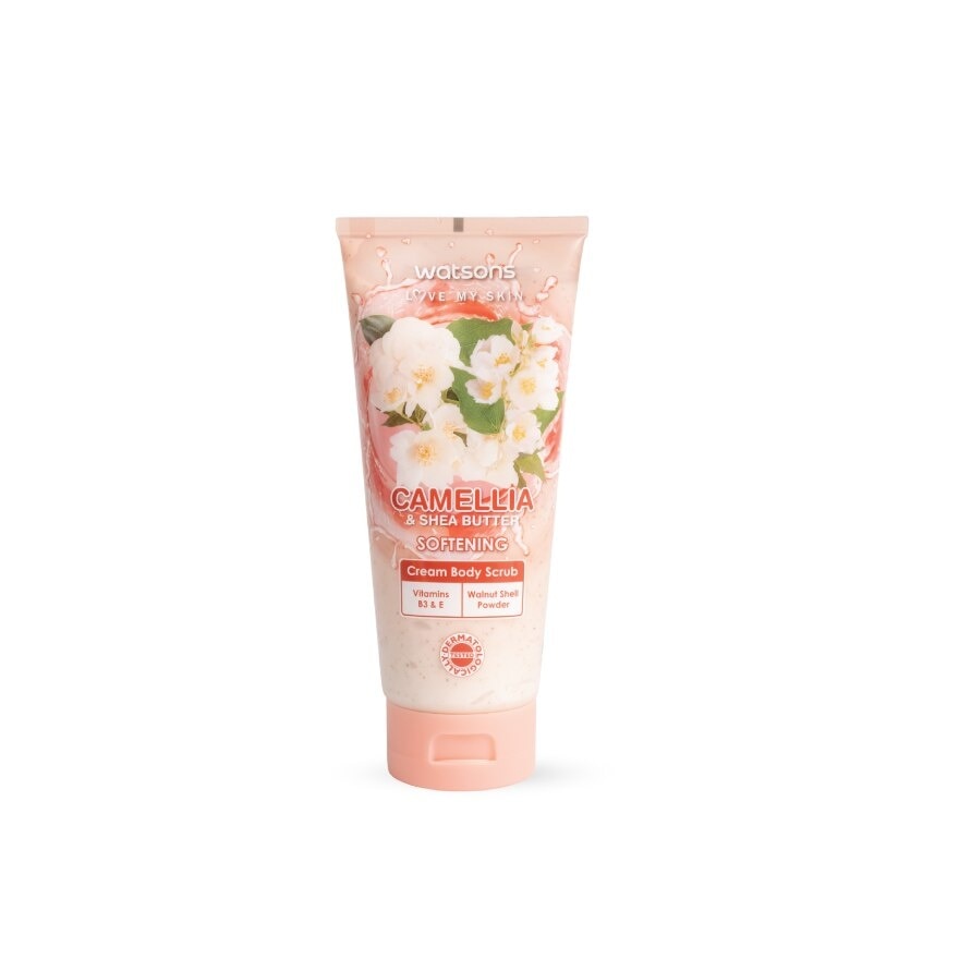 Watsons Camellia Shea Butter Cream Body Scrub 200g