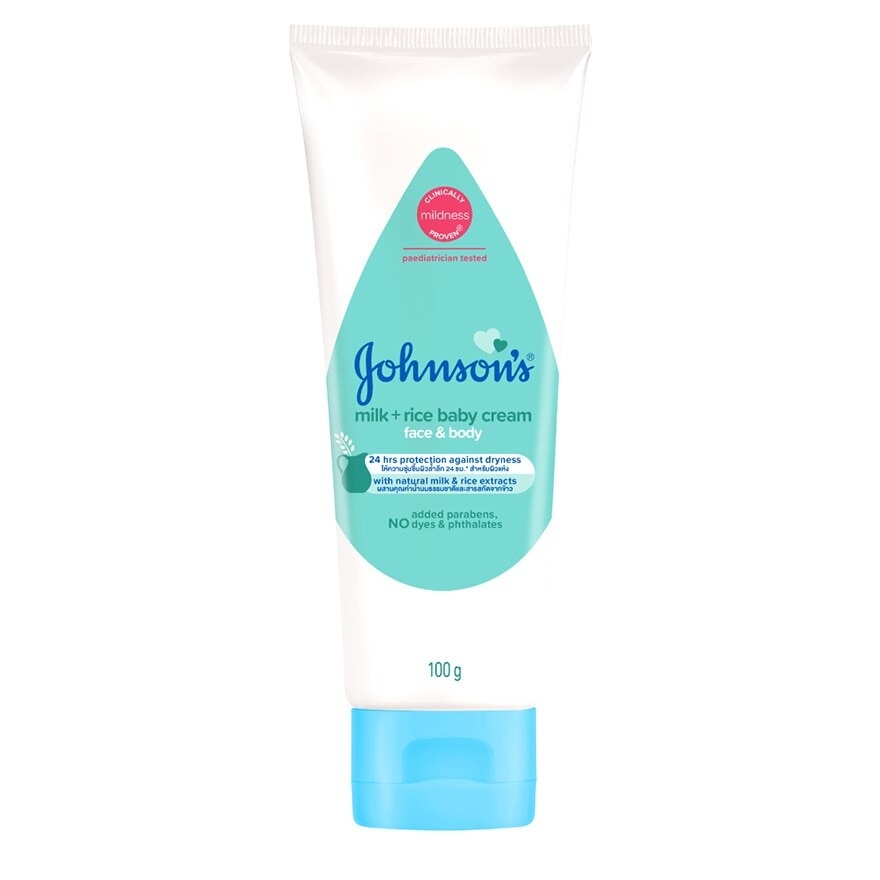 Johnson's Baby Cream Face Body Milk + Rice 100 g.