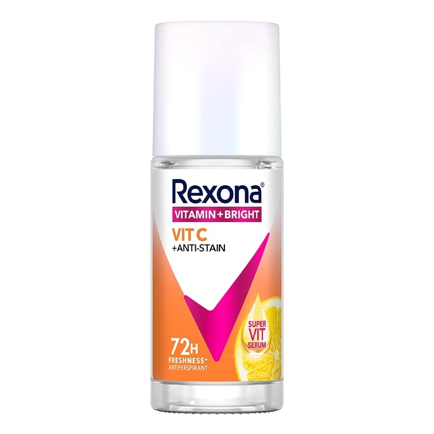 REXONA Roll on Vitamin + Bright Vit C + Anti-stain Antiperspirant 45ml