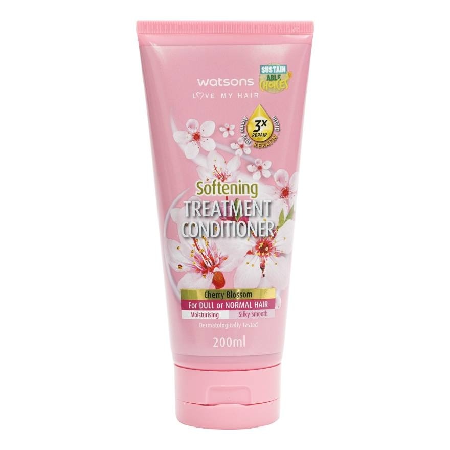 Watsons Treatment Conditioner Cherry Blossom for Dull or Normal Hair 200ml
