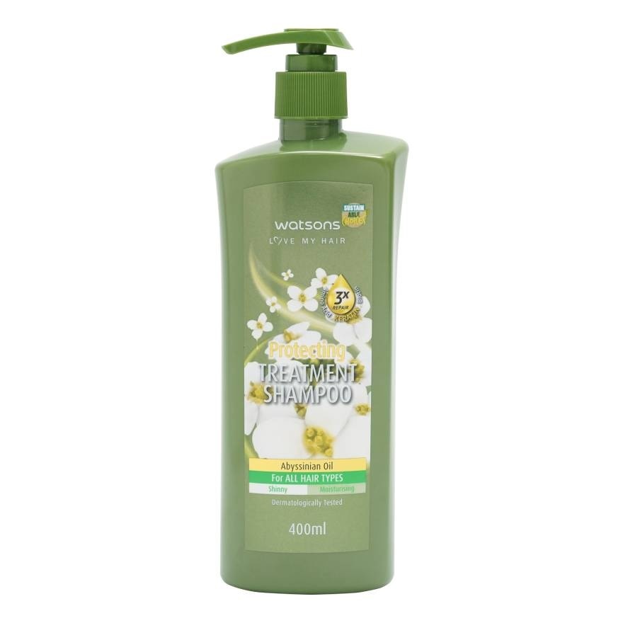 Watsons Treatment Shampoo Abyssinian Oil for All Hair Types 400ml
