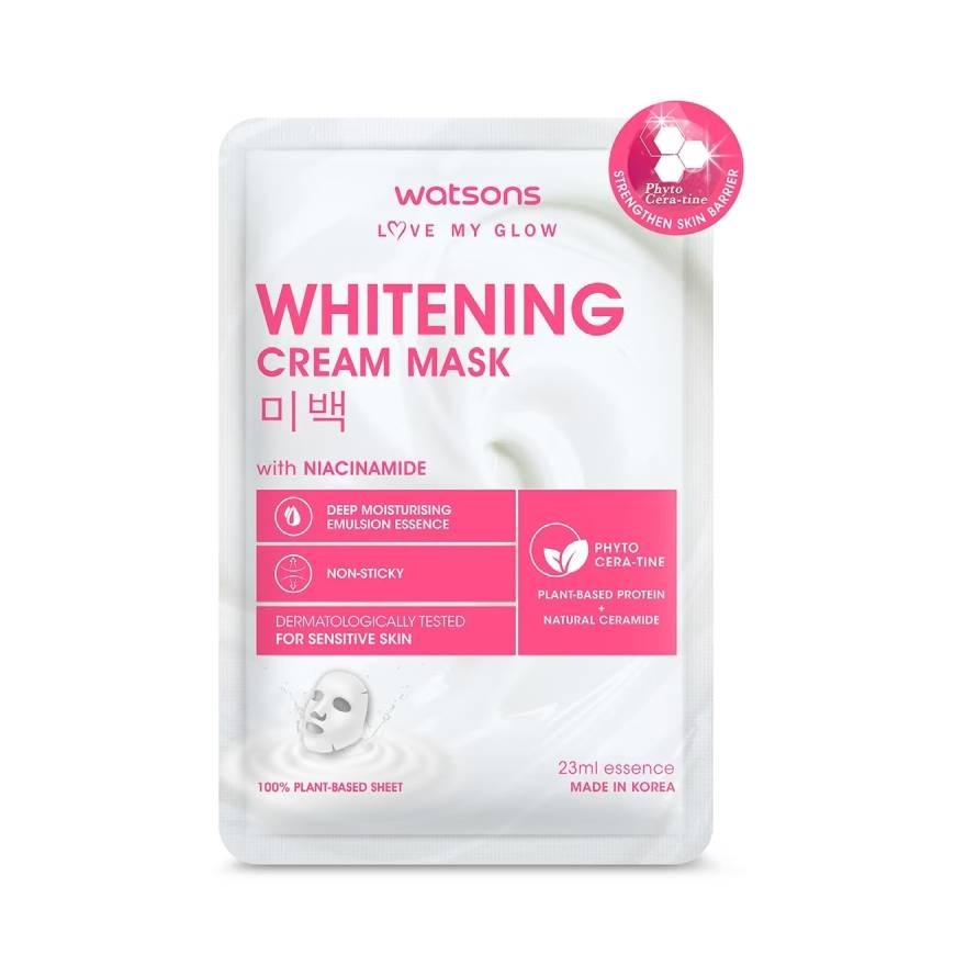 Watsons Whitening Cream Mask 1 Sheet