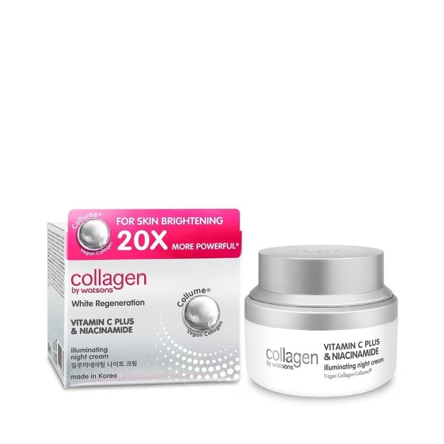 Collagen by Watsons White Regeneration Vitamin C plus Niacinamide Night Cream 50ml