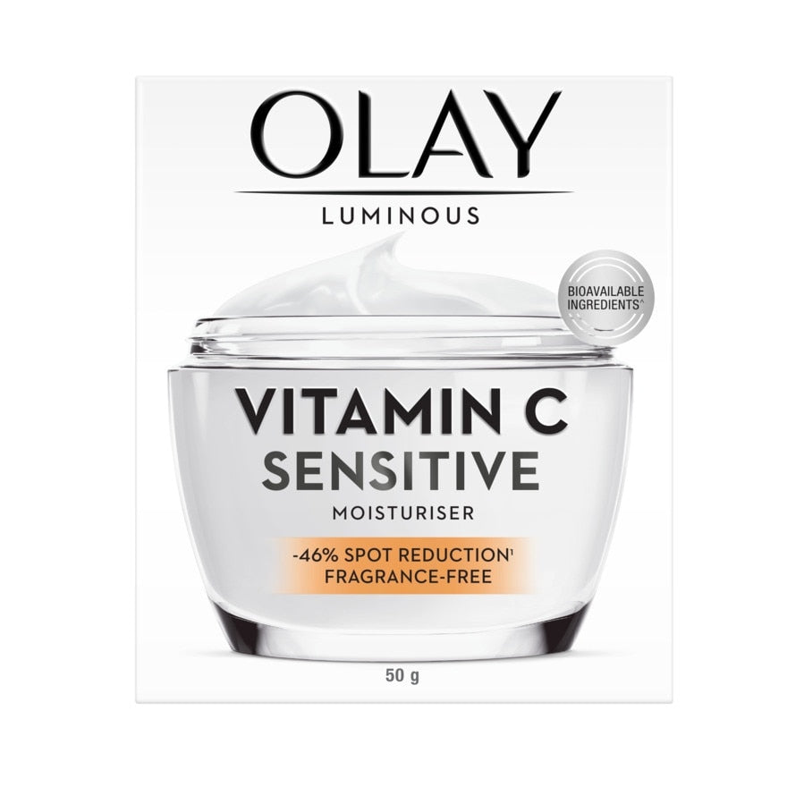 Olay Luminous Vitamin C Sensitive Moisturiser 50 g.