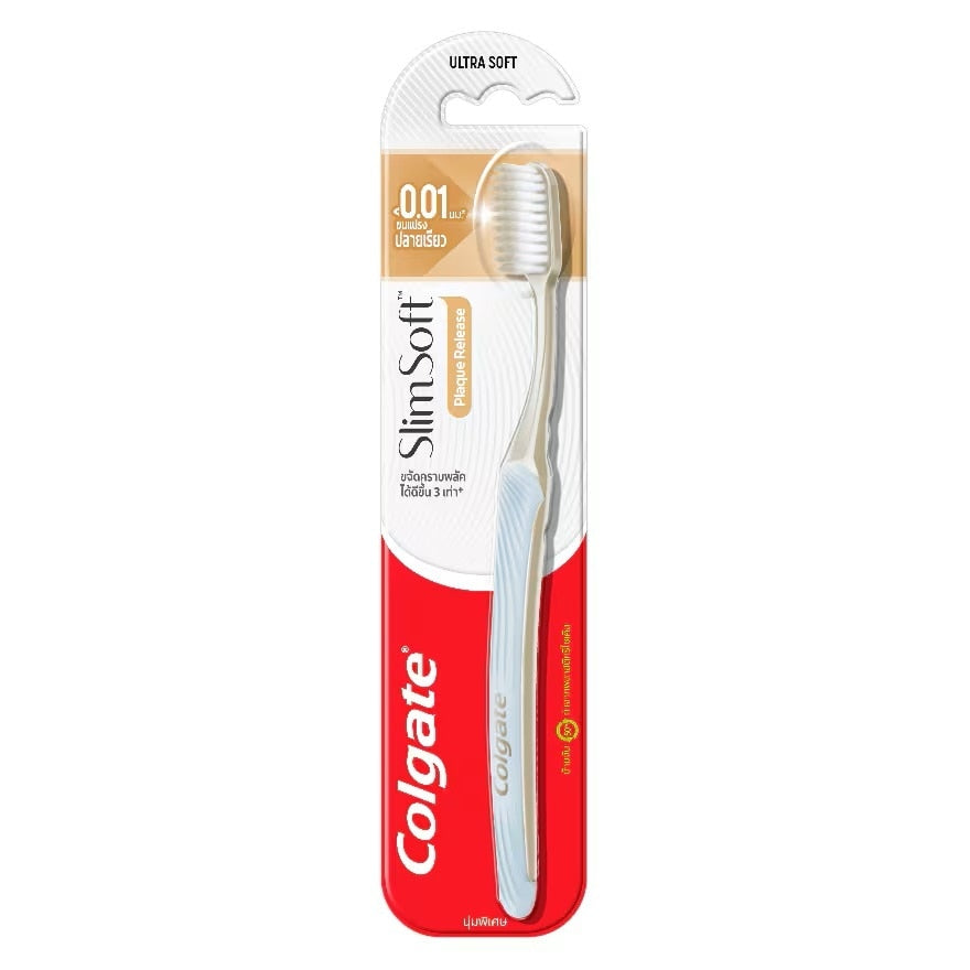 COLGATE Toothbrush Slim Soft Plaque Release 1pc