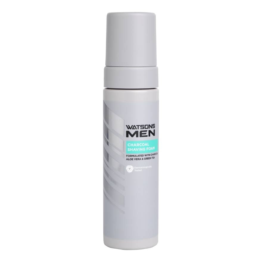 Watsons Men Charcoal Shaving Foam 200ml
