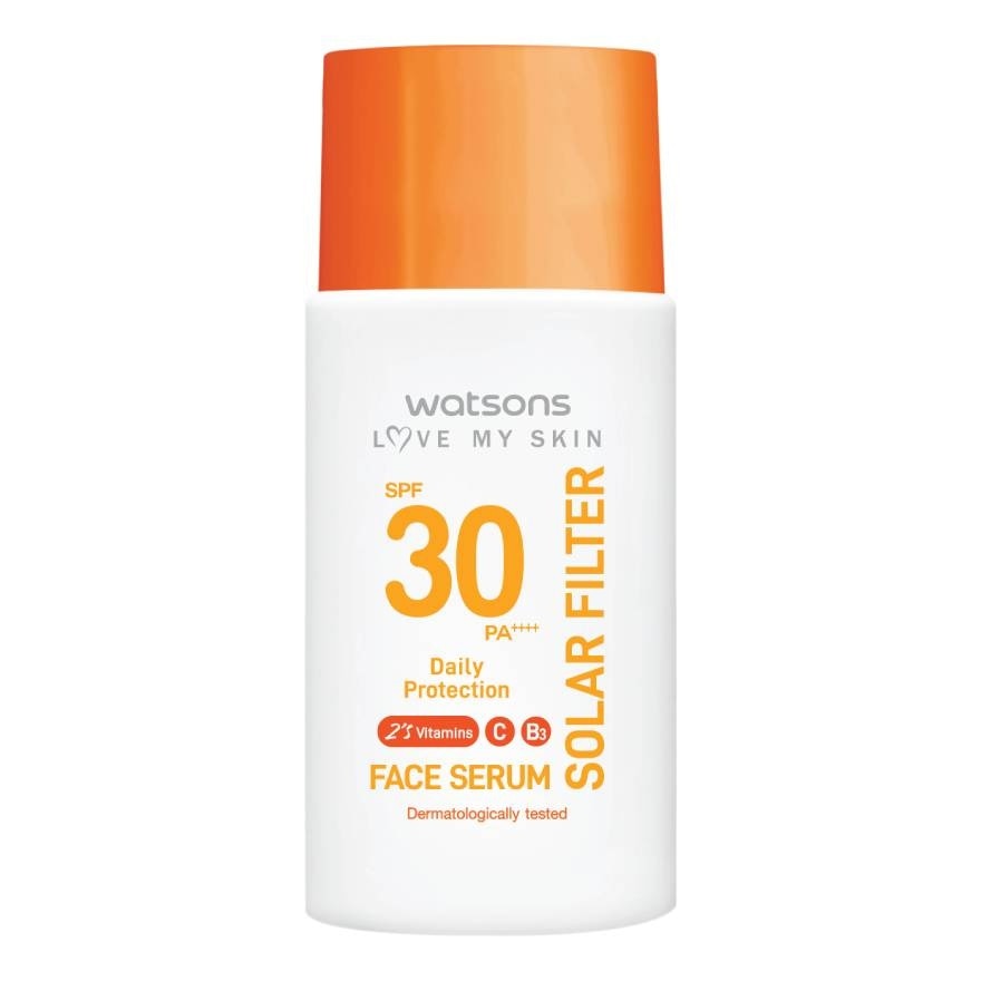 Watsons Love My Skin Solar Filter Daily Protection Face Serum SPF30 PA++++ 45ml